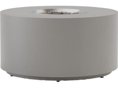 Huntington Aluminum Round Fire Pit Table