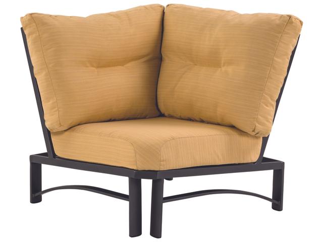 Kenzo Cushion Aluminum Square Corner Lounge Chair