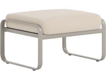 Brasilia Cushion Aluminum Ottoman