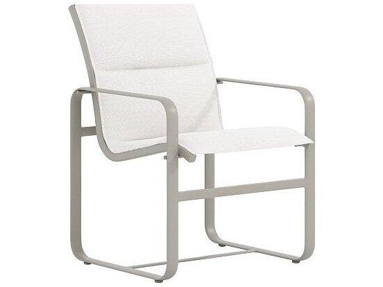 Brasilia Padded Sling Dining Arm Chair