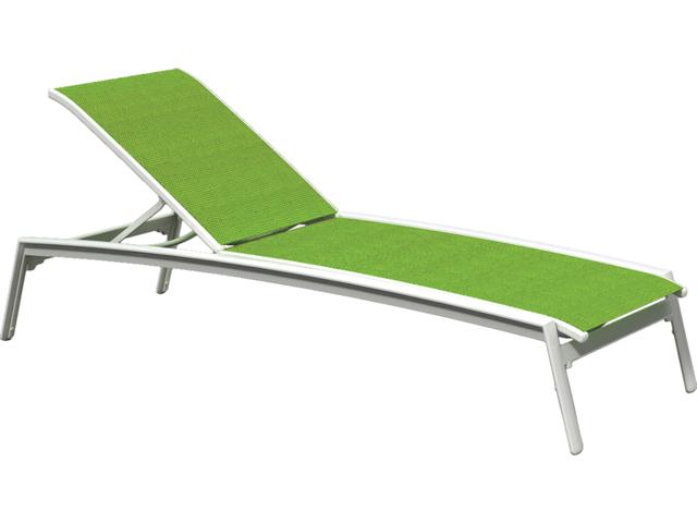 Elance Relaxed Sling Armless Chaise Lounge