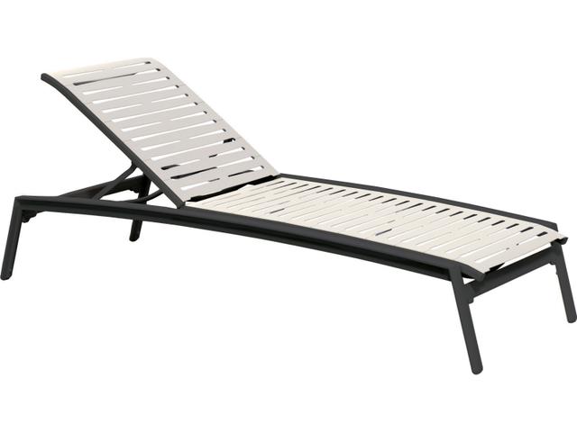 Elance EZ Span Ribbon Segment Aluminum Chaise Lounge