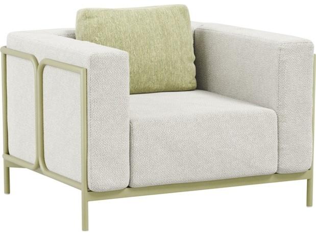 Duval Cushion Aluminum Lounge Chair