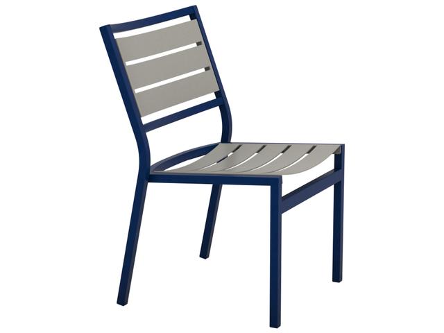 Cabana Club Aluminum Slat Dining Side Chair