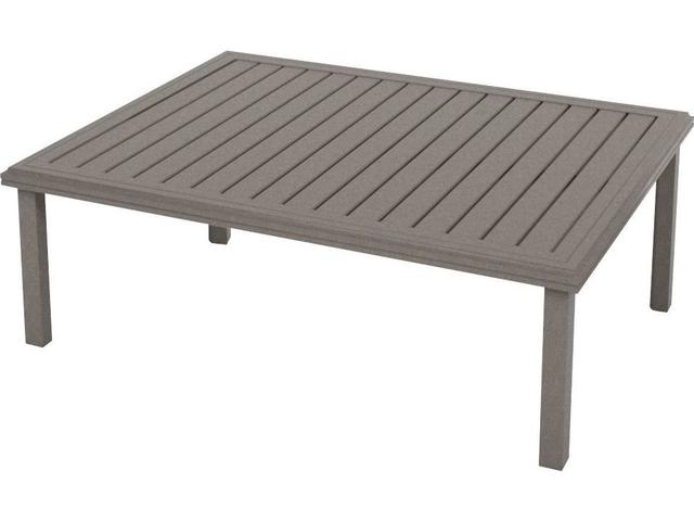 Amici 54-Inch x 42-Inch Rectangular Aluminum Coffee Table