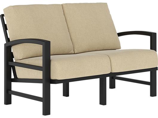 Lakeside Cushion Aluminum Loveseat