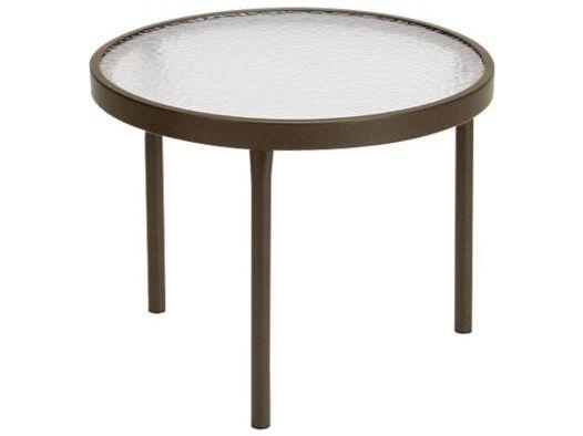 Acrylic 20-Inch Round Tea Table