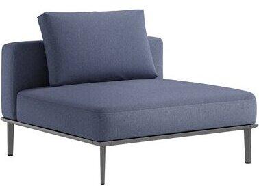 Platform Cushion Aluminum Modular Outdoor Lounge Chair