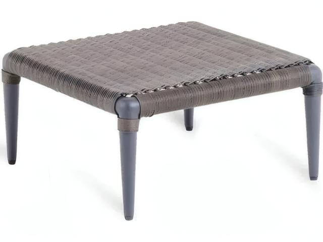 Experience Square Outdoor Coffee Table in Graphite Aluminum