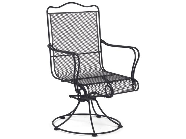 Tucson High Back Swivel Rocker Dining Arm Chair