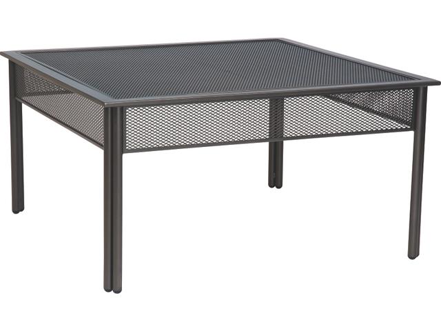 Jax Wrought Iron Square Micro Mesh Top Coffee Table