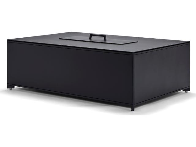 Essence Aluminum Solid Panel Rectangular Coffee Height Table