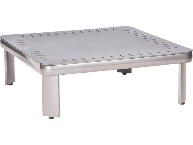 Metropolis Aluminum Square Outdoor Patio Coffee Table