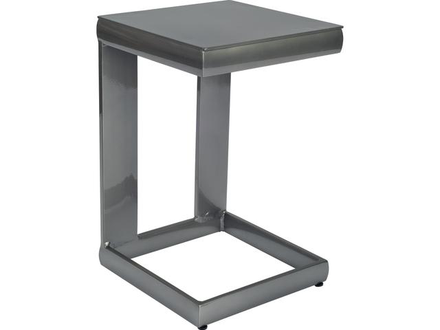 Metropolis Aluminum Universal Square C End Table
