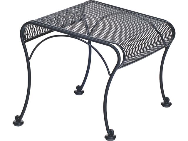 Briarwood Wrought Iron Outdoor Ottoman