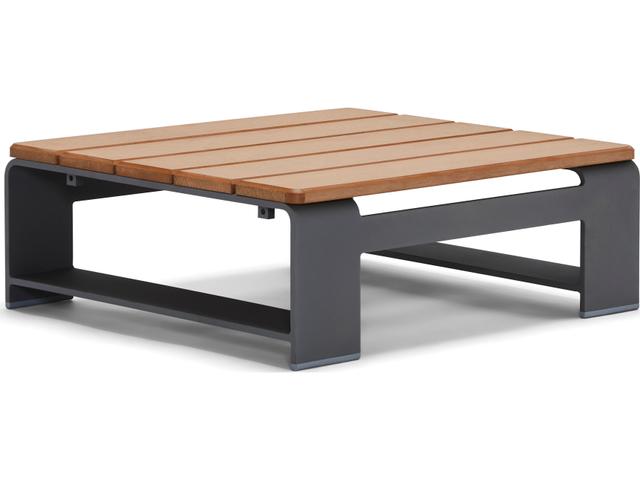 Gather Aluminum Rectangular Outdoor Side Table with NexTeak Top