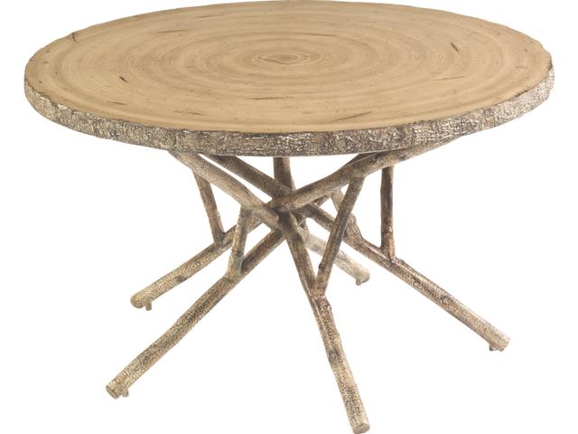 River Run 48-Inch Round Birch Heartwood Dining Table