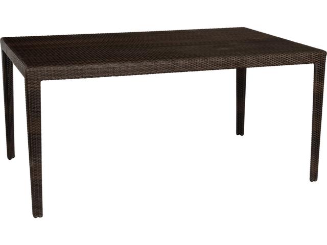 Whitecraft Miami Rectangular Outdoor Dining Table in Coffee