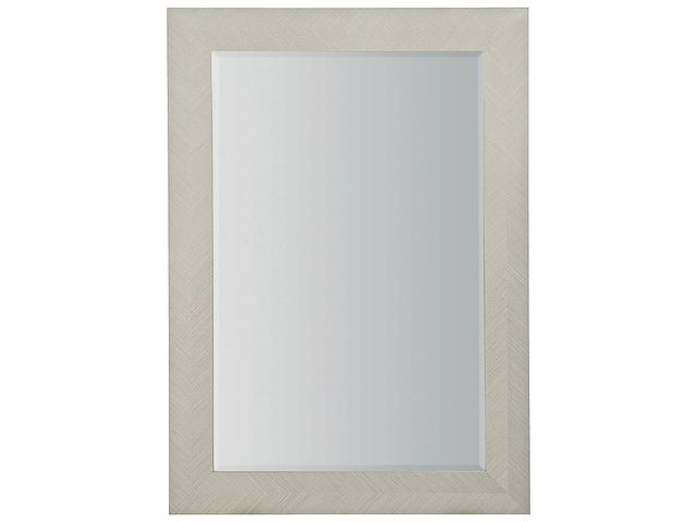 Axiom Rectangle Mirror in Linear Gray Finish
