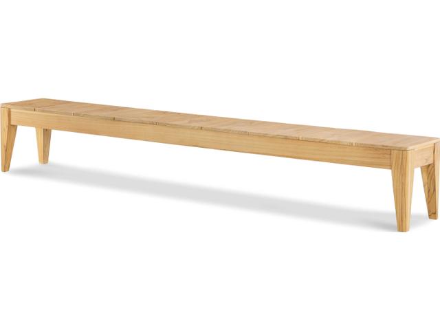 Drift Teak Bench in Driftwood