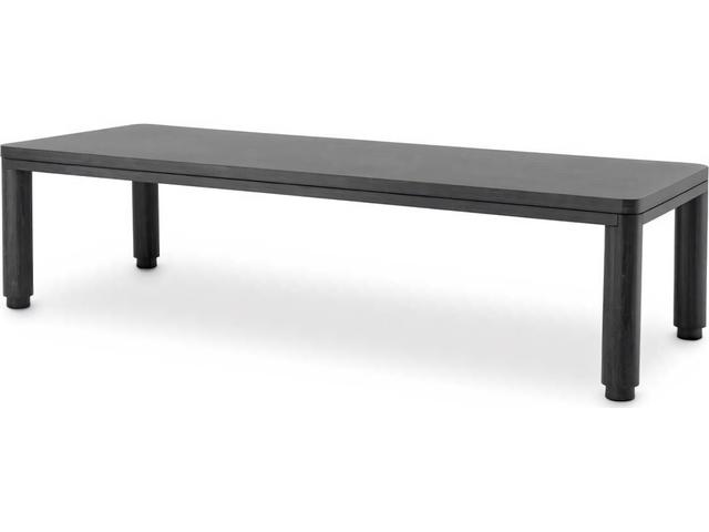 Atelier L Dining Table in Charcoal Grey Oak Veneer