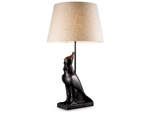 Horus Copper Bronze Traditional Table Lamp