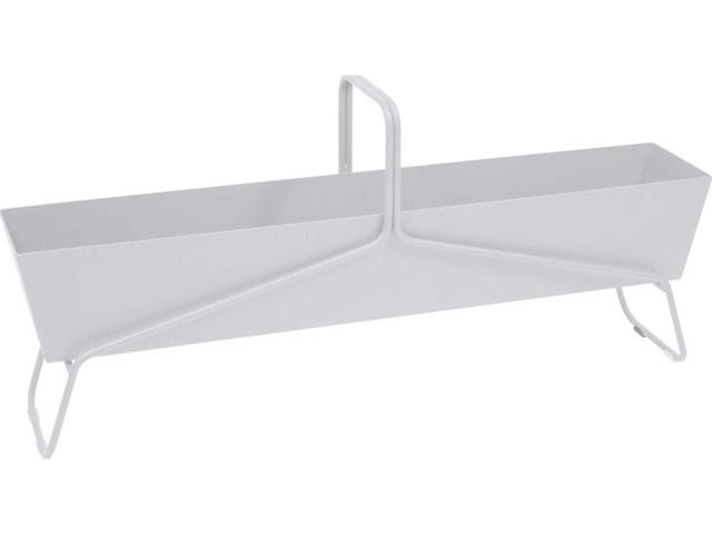 Basket Long Planter with Aluminum Tray and Steel Frame