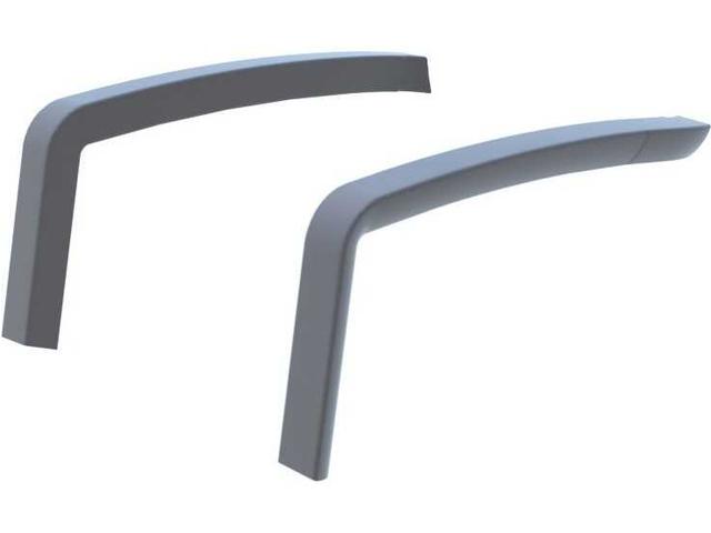 Sunset Deep Seating Aluminum Armrest Pair in Platinum Gray