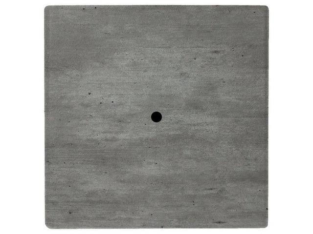 36-Inch Square Molded Melamine Table Top with Umbrella Hole