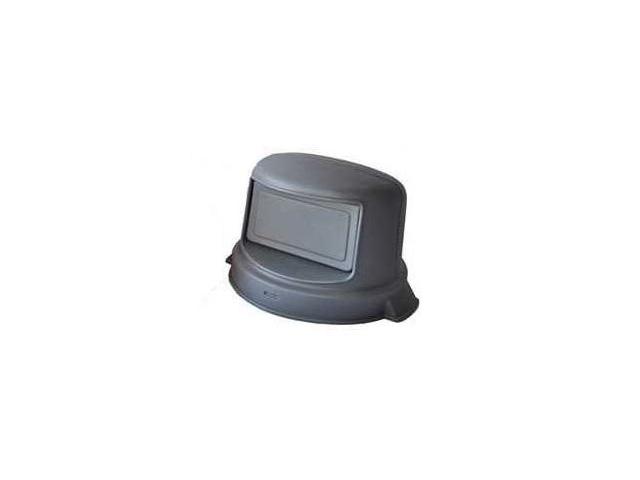 Accessories Recycled Plastic 55 Gallon Gray Round Dome Lid