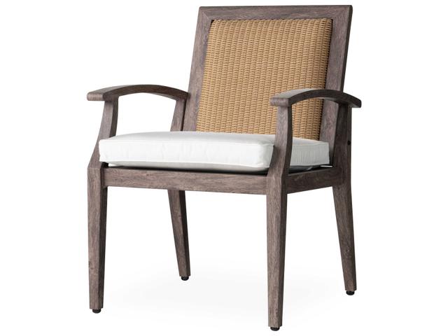 Frontier Aluminum Lloyd Loom Dining Arm Chair