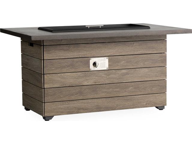 Frontier 50-Inch Rectangular Aluminum Fire Table