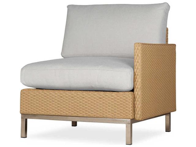 Elements Left Arm Wicker Lounge Chair