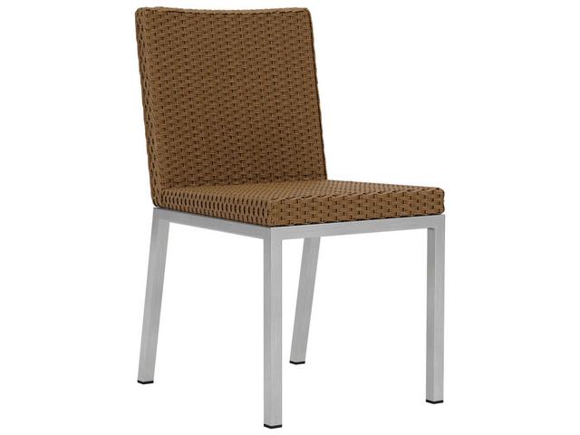 Elements Armless Lloyd Loom Wicker Dining Side Chair
