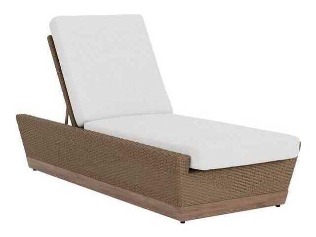 Charisma Aluminum Vinyl Wicker Chaise Lounge