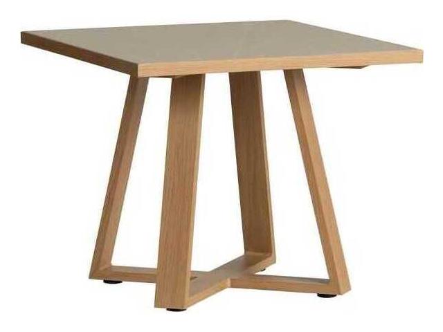 Pursuit 24-Inch Square End Table with Cambrian Limestone Top