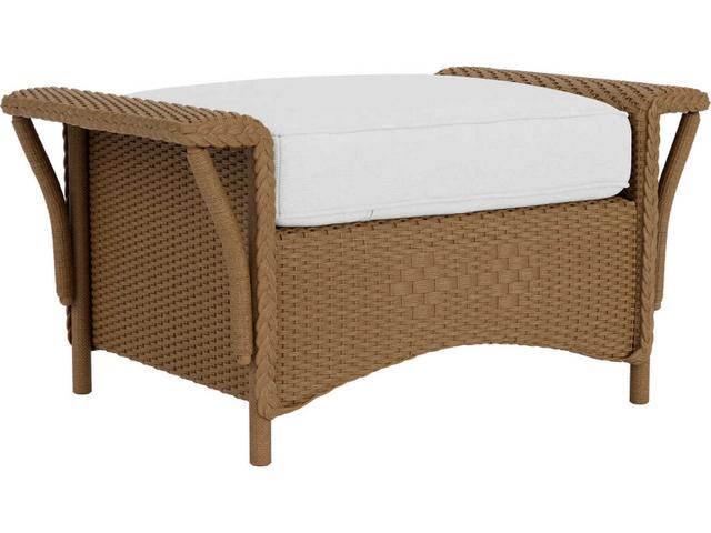 Nantucket Wicker Outdoor Ottoman