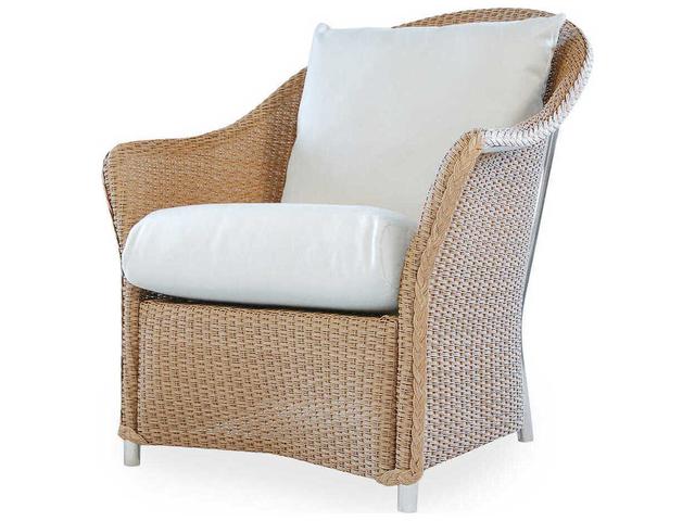 Weekend Retreat Lloyd Loom Wicker Lounge Chair