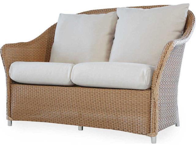 Weekend Retreat Lloyd Loom Wicker Loveseat