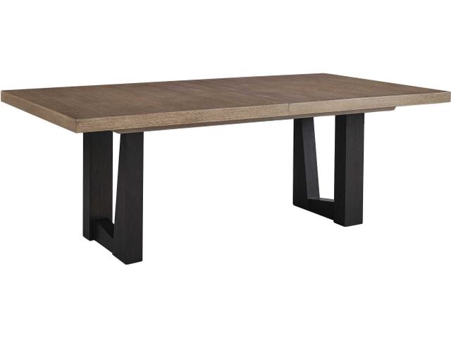 Zanzibar Extendable Rectangular Dining Table in Tunis and Senegal Finish