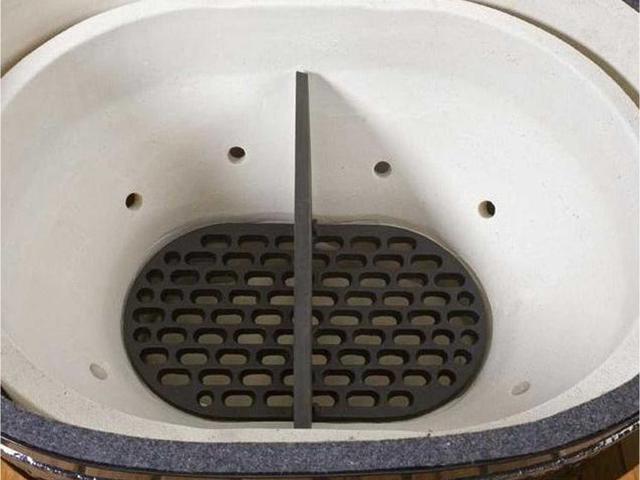 Cast Iron Firebox Divider for Oval Large Grills