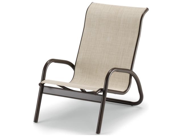 Gardenella Sling Aluminum Stackable Lounge Chair
