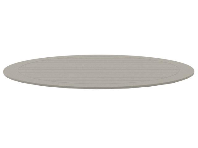 Marine Grade Polymer Round Table Top with Umbrella Hole