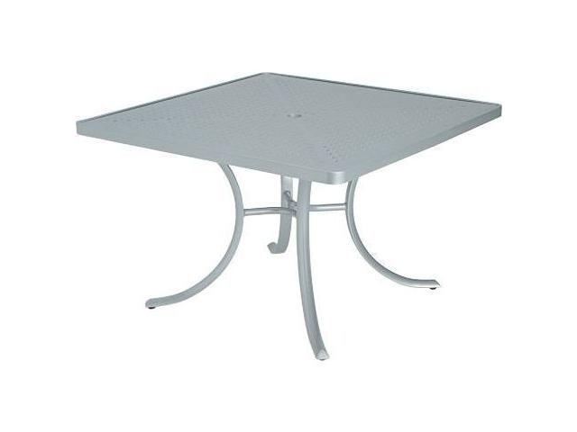 Boulevard 42 Inch Square Umbrella Hole Dining Table