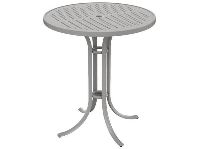Patterned Boulevard 42-Inch Round Bar Table with Umbrella Hole