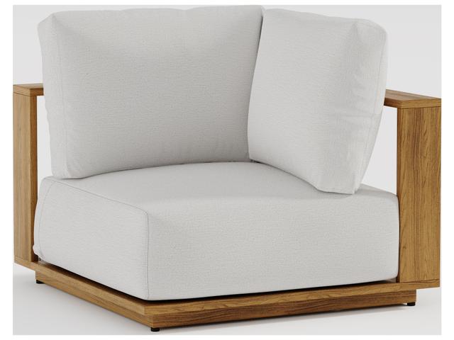 Arlo Teak Square Corner Lounge Chair