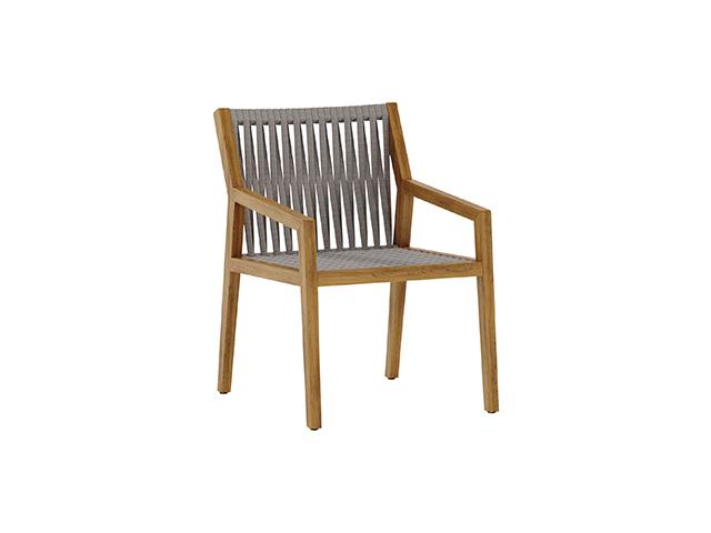 Lido Rope Teak Dining Arm Chair