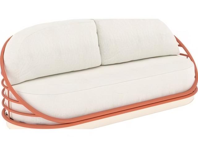 Orbit Cushion Aluminum Sofa
