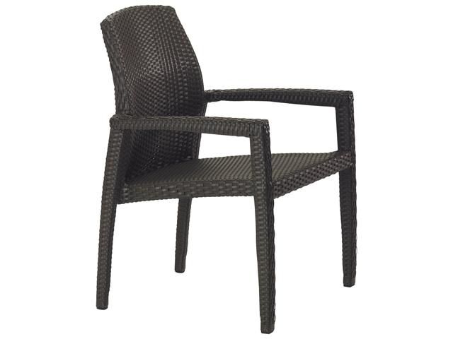 Evo Woven Dining Arm Chair
