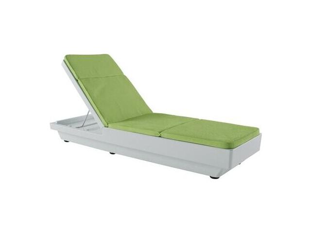 Curve Armless Adjustable Marine-Grade Polymer Chaise Lounge